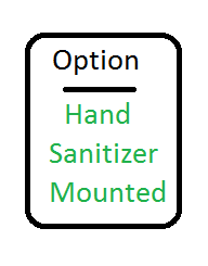 Hand Sanitizer is Add on for non sink unit porta potty
