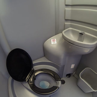 Flushable Portable Restroom Unit